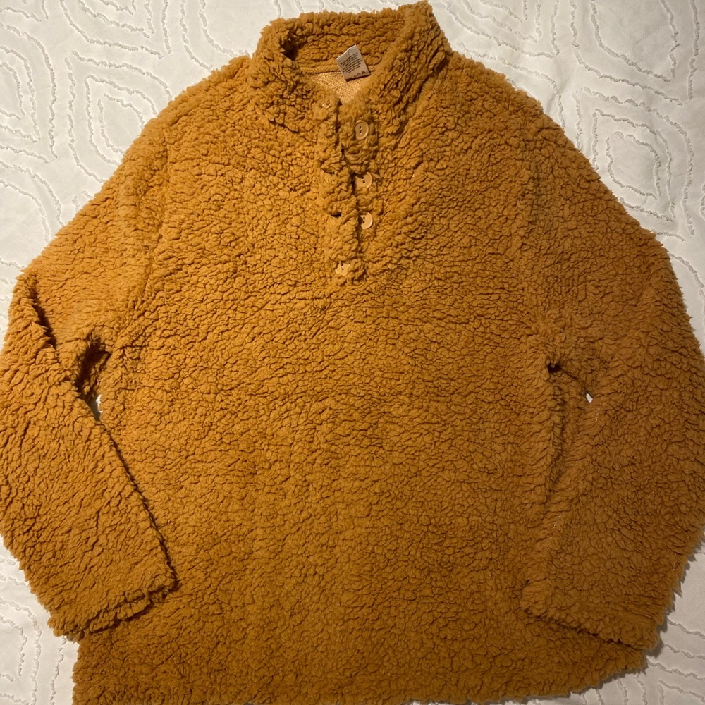 sherpa pullover